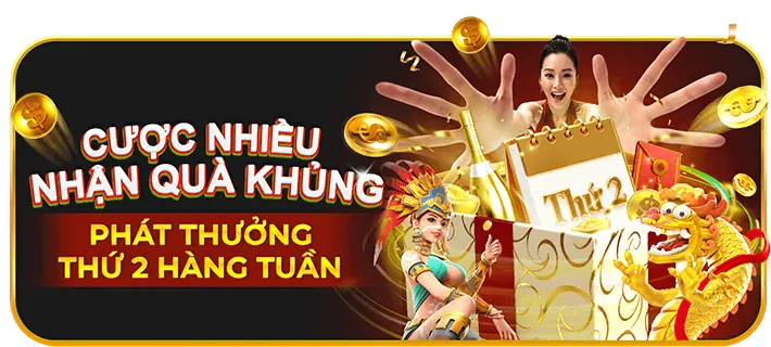 Thưởng nạp lại hàng ngày và hàng tuần 868vip1